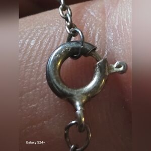 Vintage Sterl8ng Silver 925 Chain Necklace Sz 16"